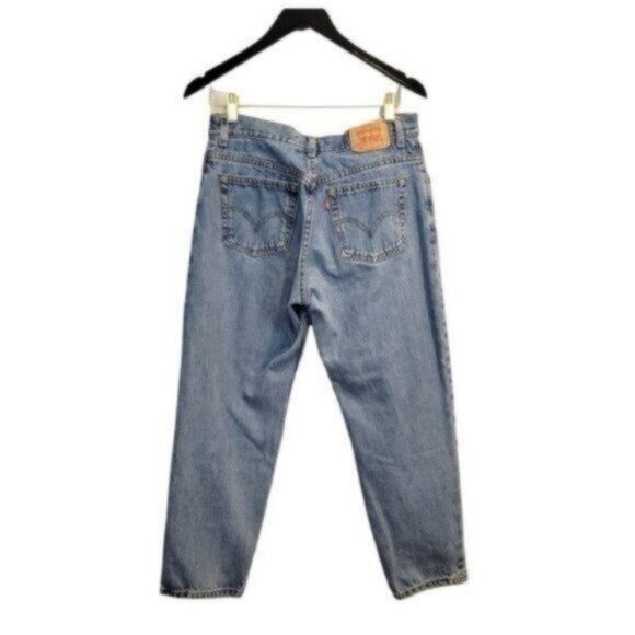 Vintage Levi's 550 Classic Relaxed Fit Tapered Leg High Rise Jeans Light Wash - Picture 2 of 7